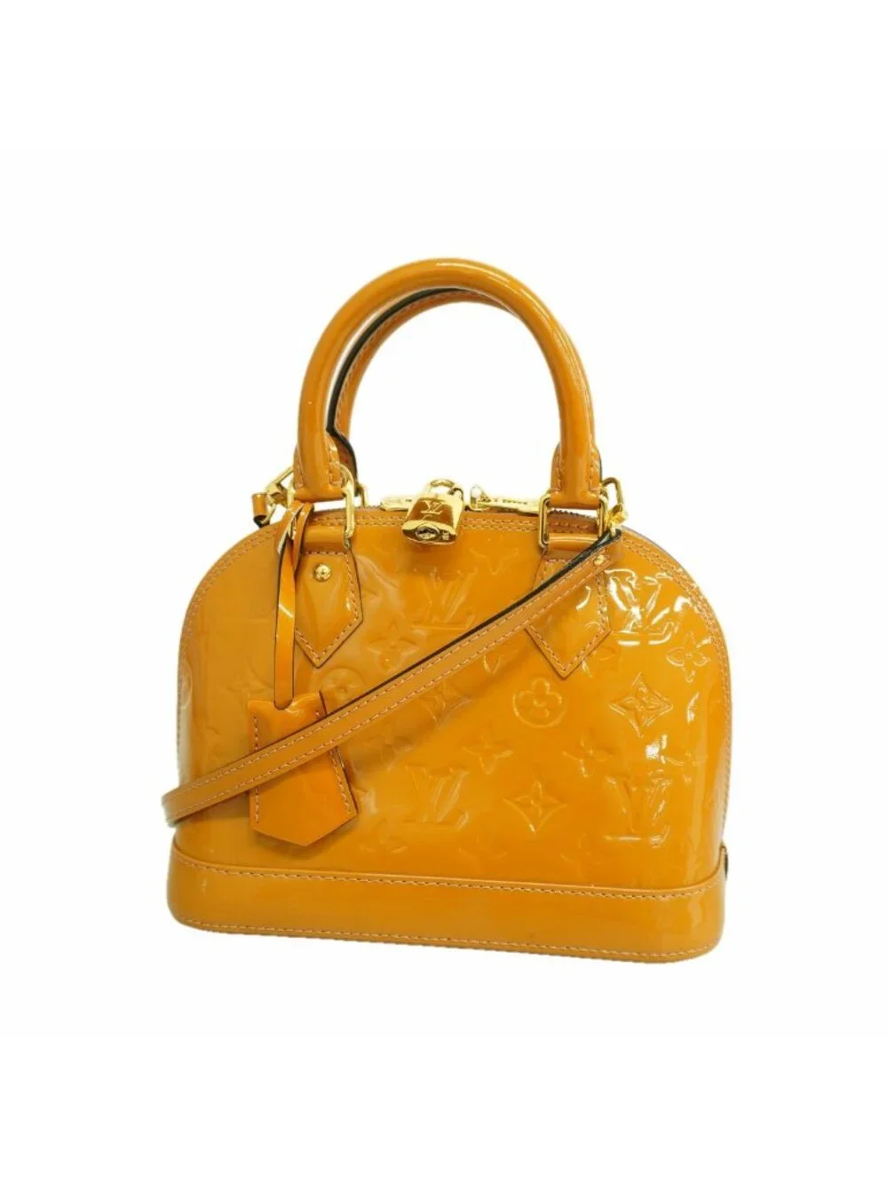 Louis Vuitton Handbag Vernis Alma BB Rose Vereur 2-Way